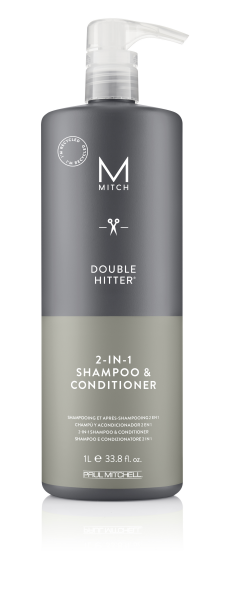 Paul Mitchell MITCH® DOUBLE HITTER® Shampoo & Conditioner 1000ml