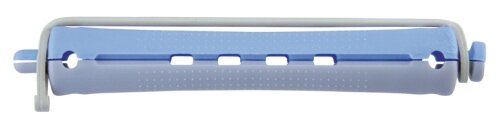 Comair Kaltwellwickler m. runden Gummilaschen Ø13mm blau/grau lang 95 mm