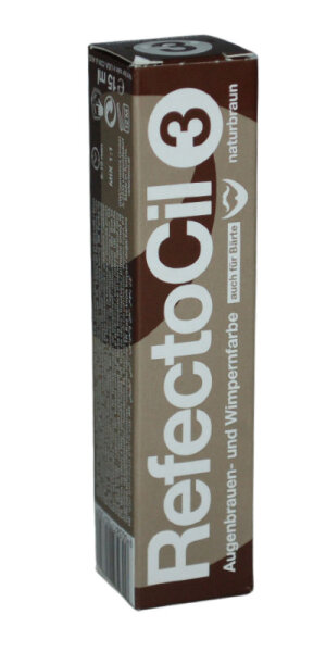 RefectoCil Augenbrauen- und Wimpernfarbe Nr. 3 naturbraun 15 ml