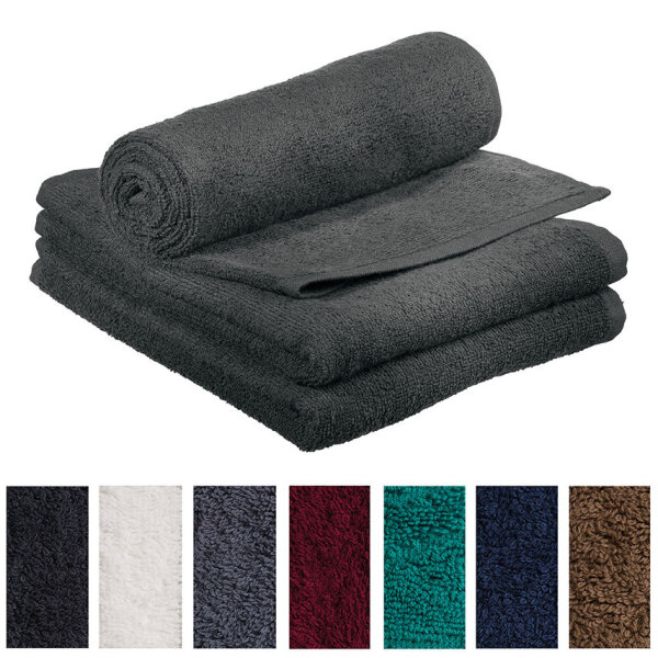 Comair 3er Pack Sparhandtuch smaragdgrün 30 x 90 cm