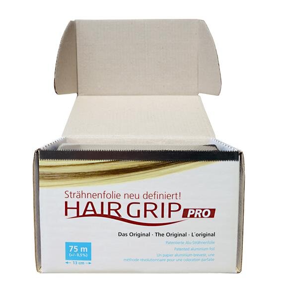 Hair Grip Pro rutschfeste Strähnen Alufolie 13 cm breit 75 m