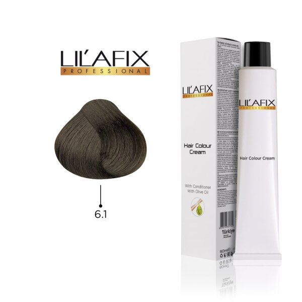 LilaFix Haarfarbe 100 ml 6.1 Dunkelblond Asch