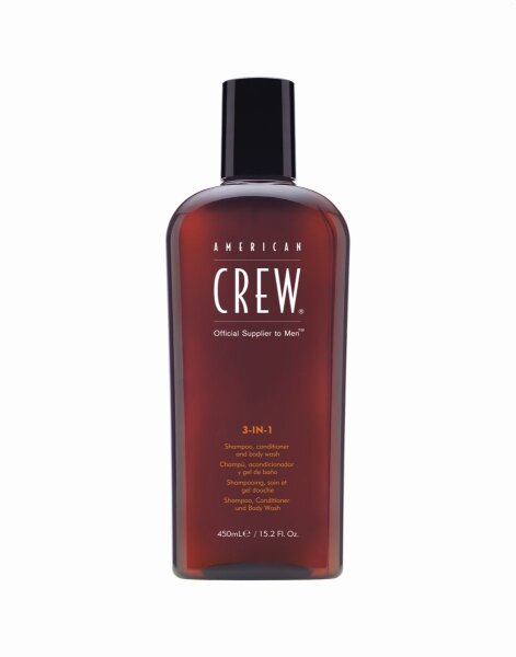 American Crew Classic 3-in-1 Shampoo, Conditioner, Body Wash 450 ml
