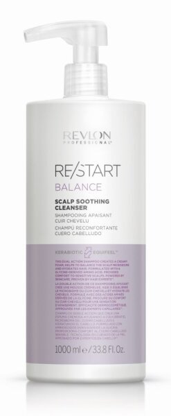 Revlon Restart Balance Scalp Soothing Cleanser Shampoo 1000 ml