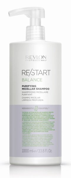 Revlon Restart Balance Purifying Micellar Shampoo 1000 ml - Mizellen-Shampoo