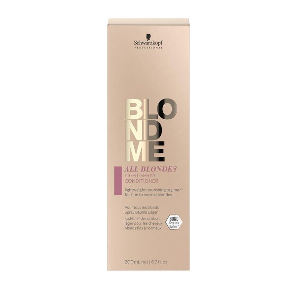 Schwarzkopf Blondme Care ALL BLONDES - LIGHT Spray Conditioner, 200 ml