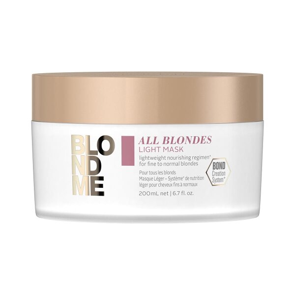 Schwarzkopf Blondme Care ALL BLONDES - LIGHT Mask, 200 ml