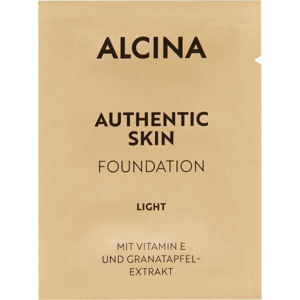 Alcina Authentic Skin Foundation Sachet light 1x10 St.