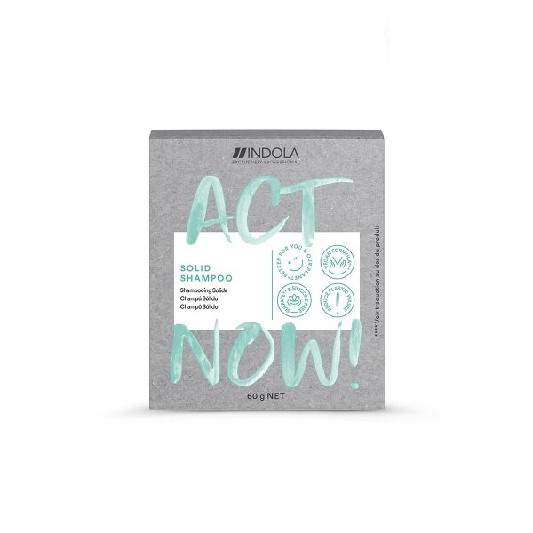 Indola ACT NOW! Solid Shampoo, 60g