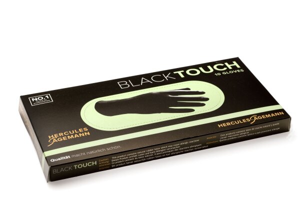 Black Touch Handschuhe S 10 Stück latex-haltig
