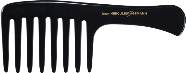 Hercules Sägemann Naturkautschukkamm 9 Magic Star 5660 Schwarz