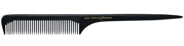 Hercules Sägemann Stielkamm 6450 9 1/4 Zoll Schwarz