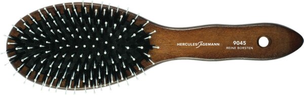 Hercules Sägemann Paddle Brush 9045 Oval dunkles Holz