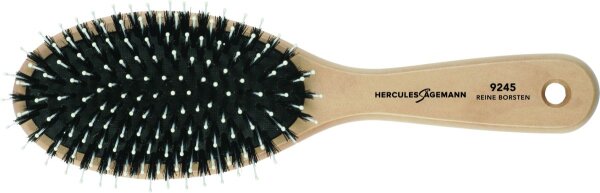 Hercules Sägemann Paddle Brush 9245 Oval helles Holz