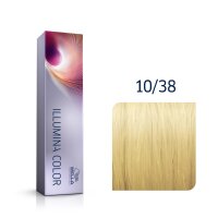 Wella - Illumina Color 60 ml 10/38 hell-lichtblond gold-perl