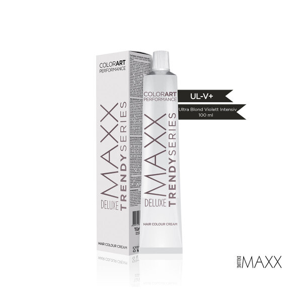 Maxx Deluxe Professional  Haarfarbe 100ml TRENDY SERIES UL-V+