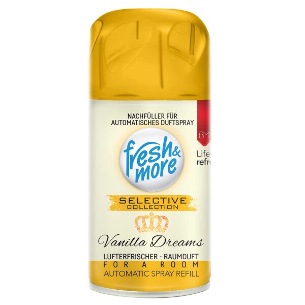 Fresh & More Lufterfrischer Für Automatische Duftspender 250ml Vanilla Dreams