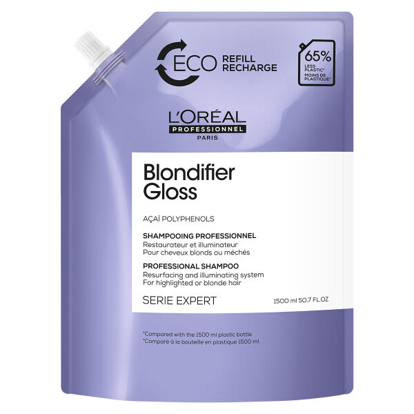 LOreal Professionnel Serie Expert Blondifier Shampoo Gloss Refill, 1500 ml