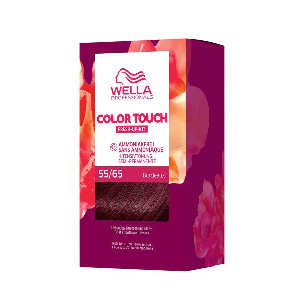 Wella Color Touch Fresh Up Kit Intensivtönung, 130 ml Pure Naturals 4/0 mittelbraun