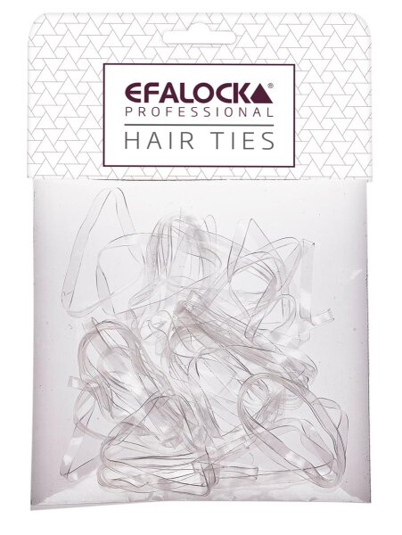Efalock Rasta-Haargummi dick/groß transparent 100st