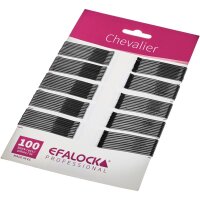 Efalock Chevalier Haarklammern 5cm schwarz,100Stk