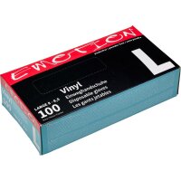 Efalock Emotion Vinylhandschuhe schwarz L puderf