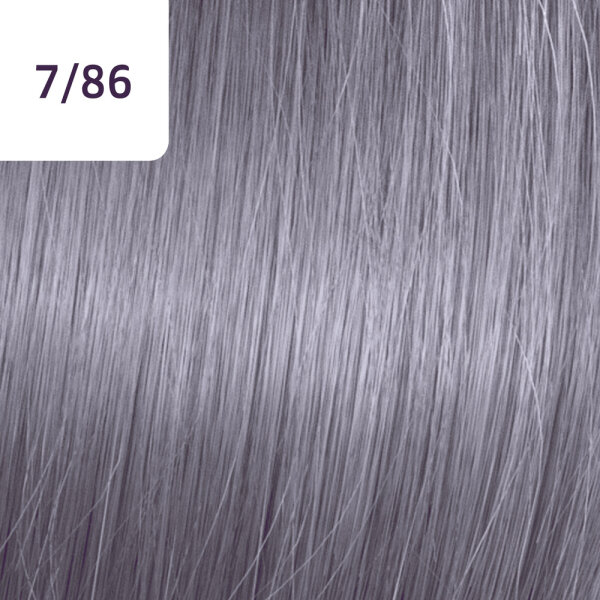 7/86 Mittelblond perl-violett